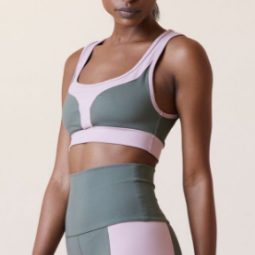 Live the Process Geometric Bra Duffel/Pale Mauve